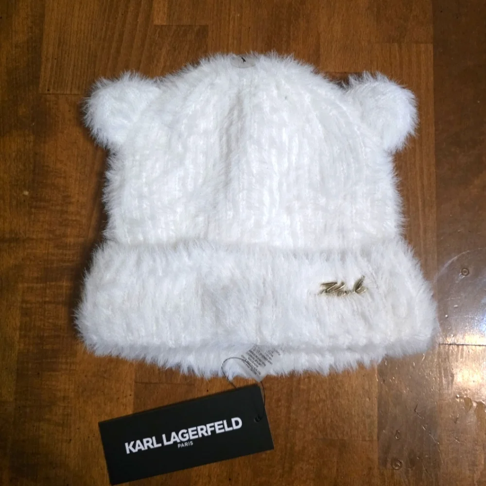 Karl Lagerfeld Cat-Ear Beanie - Picture 1 of 5